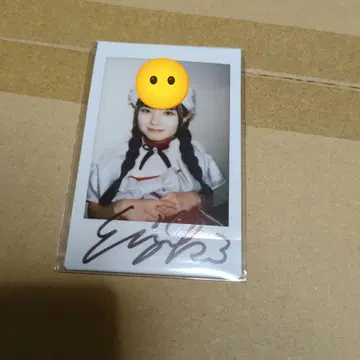 오기하라 미즈키 온토쿠 친필 사인 폴라로이드