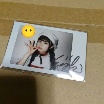오기하라 미즈키 온토쿠 친필 사인 폴라로이드