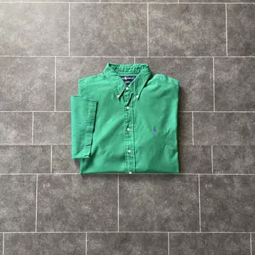 vintage Ralph Lauren 랄프 로렌 S/S 셔츠 그린