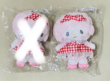 산리오 마이 스위트 피아노 피아노 당첨 복권 제일복권 마스코트 2개
