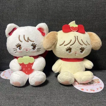 mikko 딸기 마스코트 봉제 인형 무스 수플레