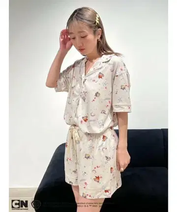 SNIDELHOME 스나이델 홈 파워퍼프걸 파자마 상하의 세트