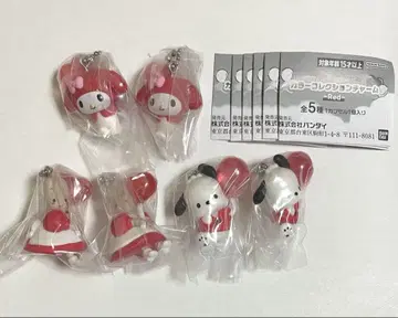 산리오 캐릭터즈 컬러 컬렉션 참 R ed 마이멜로디 외 6개