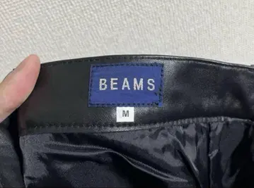 BEAMS 빔즈 램 가죽 팬츠 올드 빔즈