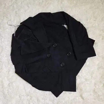 유니클로 코트 P 코트 XL 심플 블랙