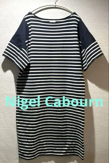 Nigel Cabourn 보더 원피스 바스크 원단 코튼 M~L