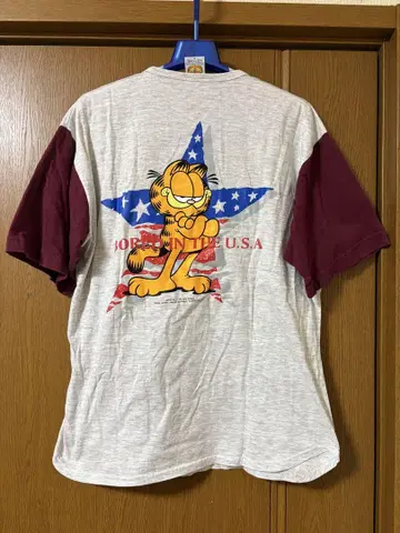 GARFIELD USA 가필드 헨리넥 티셔츠