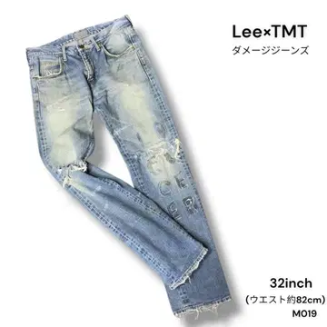 M019 Lee TMT 데미지 데님 청바지