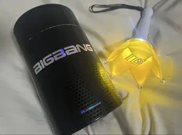 BIGBANG 한국판 공식 응원봉 ver3 원통형 상자, 스트랩 포함