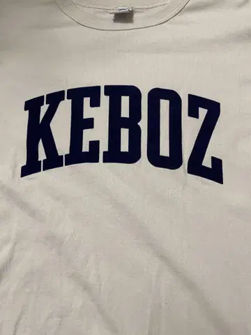 KEBOZ 티셔츠 화이트 XXL 사이즈 케보즈 레어 사이즈