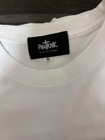 PHATRNK 화이트 티셔츠 M