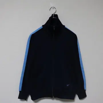 1980년대 Asics 트랙 재킷 네이비 일본제 S