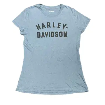 HARLEY-DAVIDSON 블루 T셔츠 XS