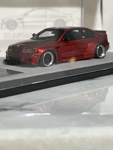 QIDIAN MODEL 와이드 바디 BMW M3 E46 (레드) 299대