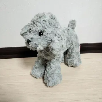 타치누이 토이 푸들 봉제 인형 그레이