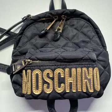 모스키노 moschino 미니 백팩 퀼팅