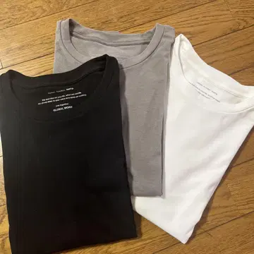 글로벌 워크 FFFIT 부드러운 스트레치 크루넥 T 셔츠 L
