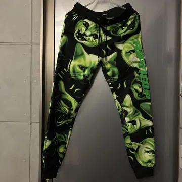 RIPNDIP 고양이 디자인 조거 팬츠 XS