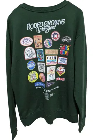 10주년 기념 한정판 로데오 크라운 맨투맨 RODECROWNS