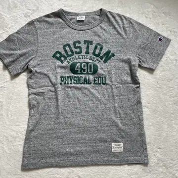 아메카지 챔피온 BOSTON 티셔츠 그레이