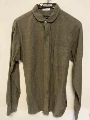 ENGINEERED GARMENTS 올리브 그린 긴팔 셔츠