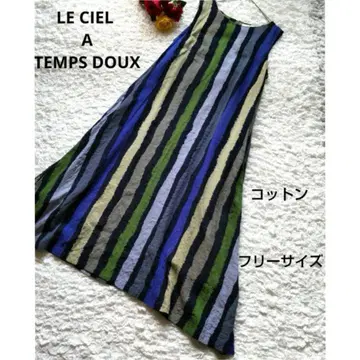 새상품급 LE CIEL A TEMPS DOUX 코튼 롱 원피스