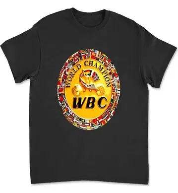 WBC 티셔츠 복싱 블랙