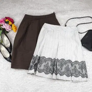 G229.30*Leilian 레리안 무릎 기장 스커트 2세트 11