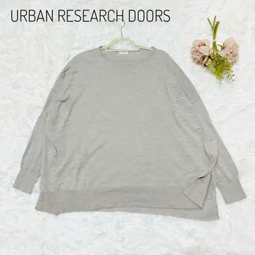 URBAN RESEARCH DOORS 워셔블 울 와이드 풀오버