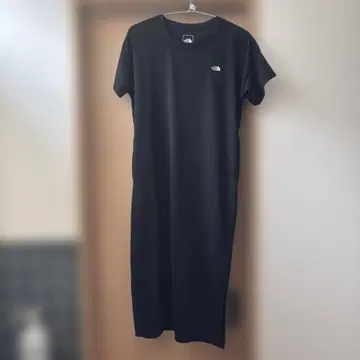 The North Face 반팔 셔츠 원피스 블랙