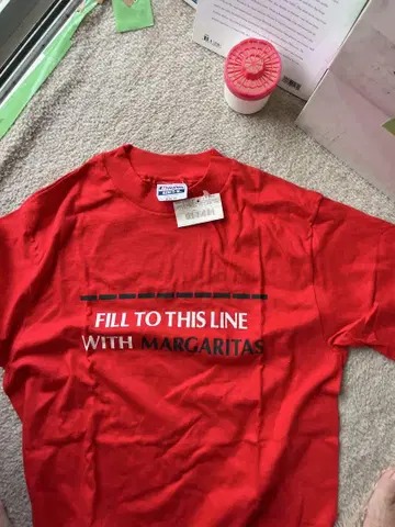 FILL TO THIS LINE WITH MARGARITAS 티셔츠