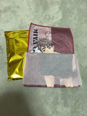하이큐 극락탕 타월 오사무