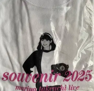 타케우치 마리야 souvenir 2025 LIVE 굿즈 티셔츠 XL