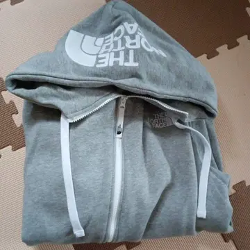THE NORTH FACE 풀 지퍼 후디 XL 그레이