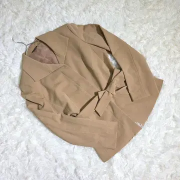 새상품급 MONSAN MICHELLE 코트 스프링 코트 11AR 베이지