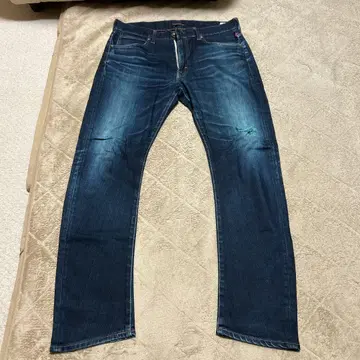 다크 블루 부츠 컷 데님