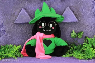 DELTARUNE 델타룬 봉제 인형 라루세이 모자 안경 스카프 포함