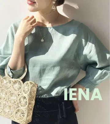 IENA 이에나 라미 돌먼 슬리브 린넨 블라우스