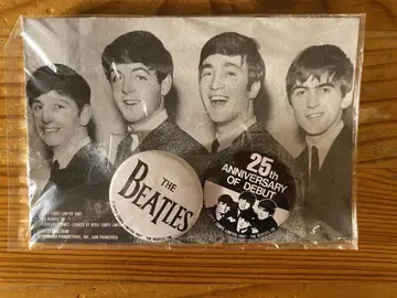 1987년 비틀즈 25주년 캔뱃지 2개 세트 직경 약 3cm