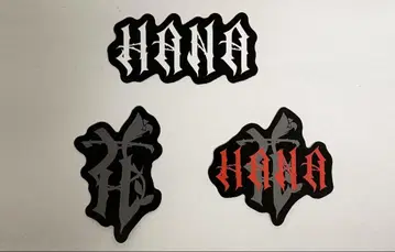 HANA 로고 스티커 3종 세트