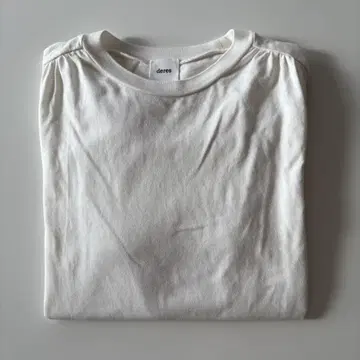 데레스 deres dress up 티셔츠 화이트 반팔