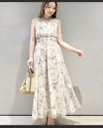 celford 레이어드 플라워 프린트 원피스 36