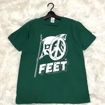 10-FEET 텐피트 T셔츠 그린 라이브T셔츠 M 텐피