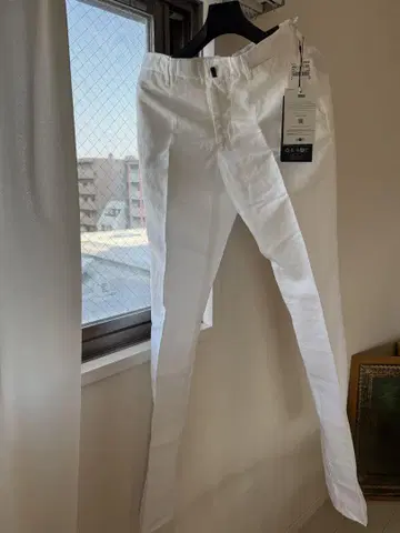 인코텍스 슬림 핏 린넨 팬츠 미사용 새상품