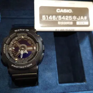 새상품급. CASIO Baby-G 손목시계 5146/5425 블랙 여성용