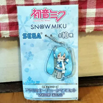 하츠네 미쿠 아크릴 키링 SNOW MIKU 키체인 마스코트 1