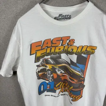 와일드 스피드 제 1편 무비 티셔츠 FAST&FURIOUS M 사이즈