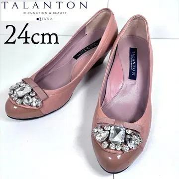 TALANTON 탈란톤 24 비쥬 에나멜 가죽 절개 펌프스
