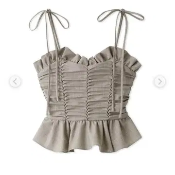 snidel Sustaina 개더 디자인 뷔스티에