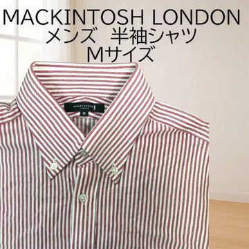 MACKINTOSH LONDON 스트라이프 반팔 셔츠